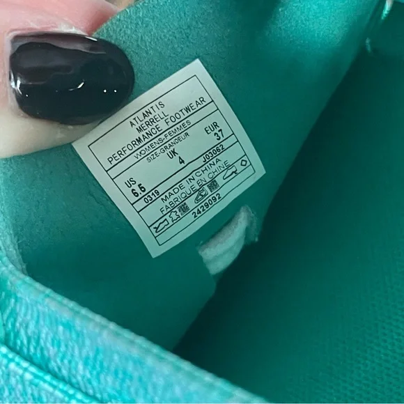 Merrells Blue Atlantis performance footwear Size 6.5 - Picture 8 of 8